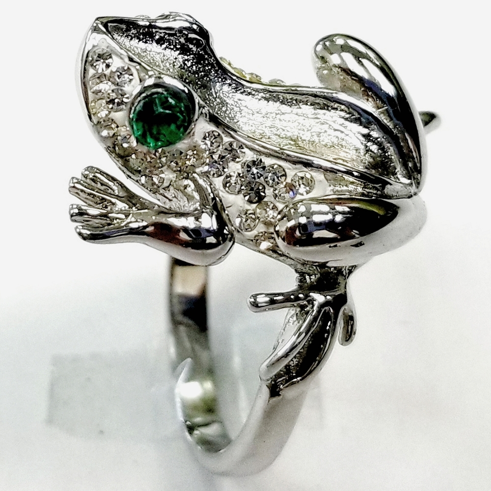 Stainless steel frog ring